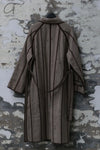 Mutedance 24 Autumn and Winter Lapel Flower Dye Belt Coat MD-MD24FW38-GRAY